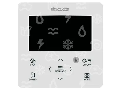 ovladač kabelový SINCLAIR pro serie FOCUS